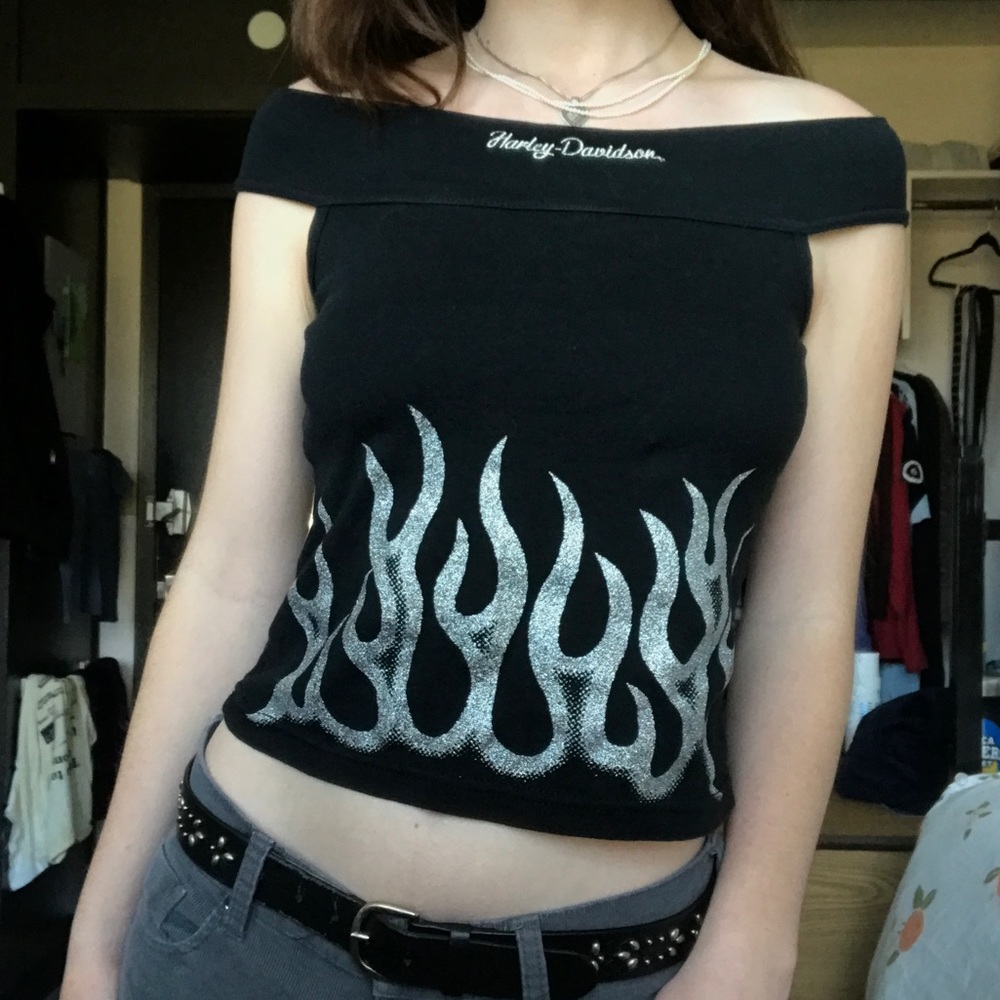 Harley Davidson top ☠︎★︎☠︎